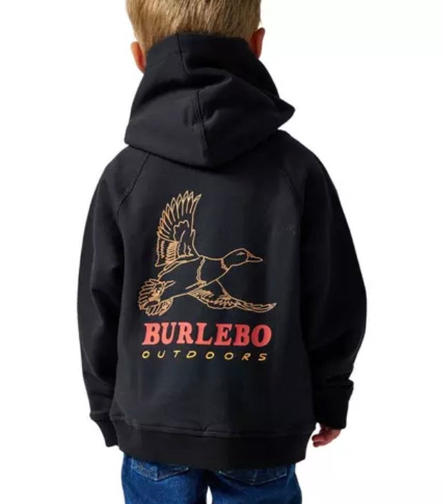 BURLEBO Youth Duck Wild Fleece Hoodie