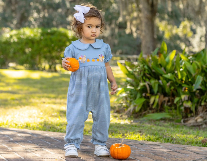 Trotter Street Turkey Peter Pan Romper