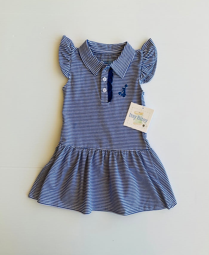 Itsy Bitsy Game Day Dress Royal