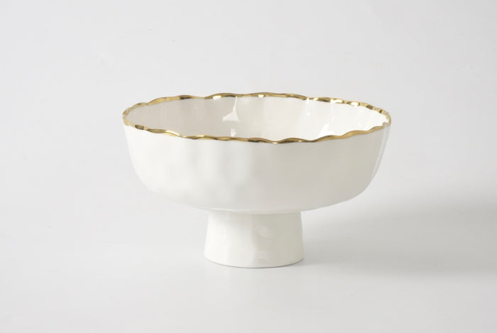 Pampa Bay Medium Footed Bowl in Portofino