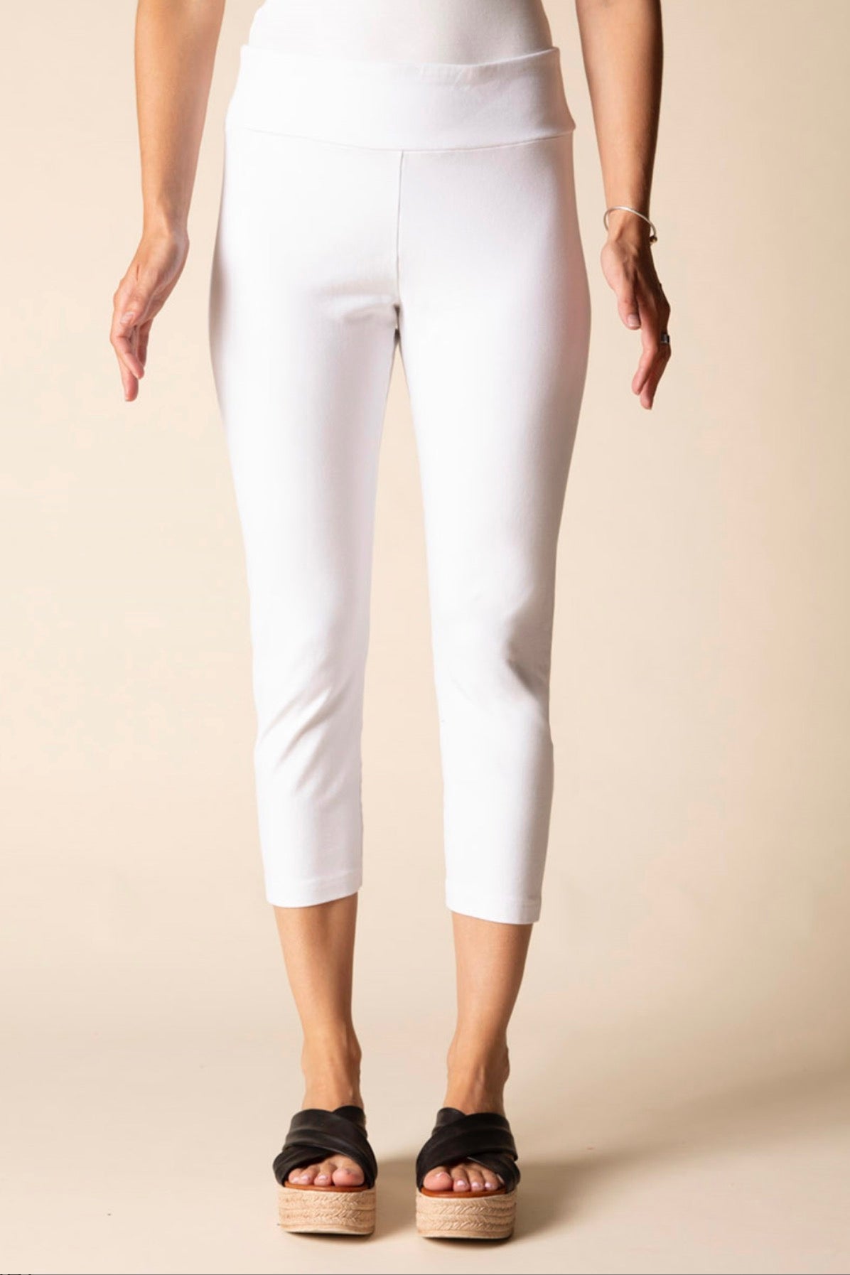 HABITAT STONEWASH COTTON KNITS CROP PANT