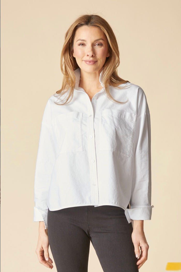 HABITAT PREFECT TRAVEL SHIRTS BOXY BOYFRIEND SHIRT