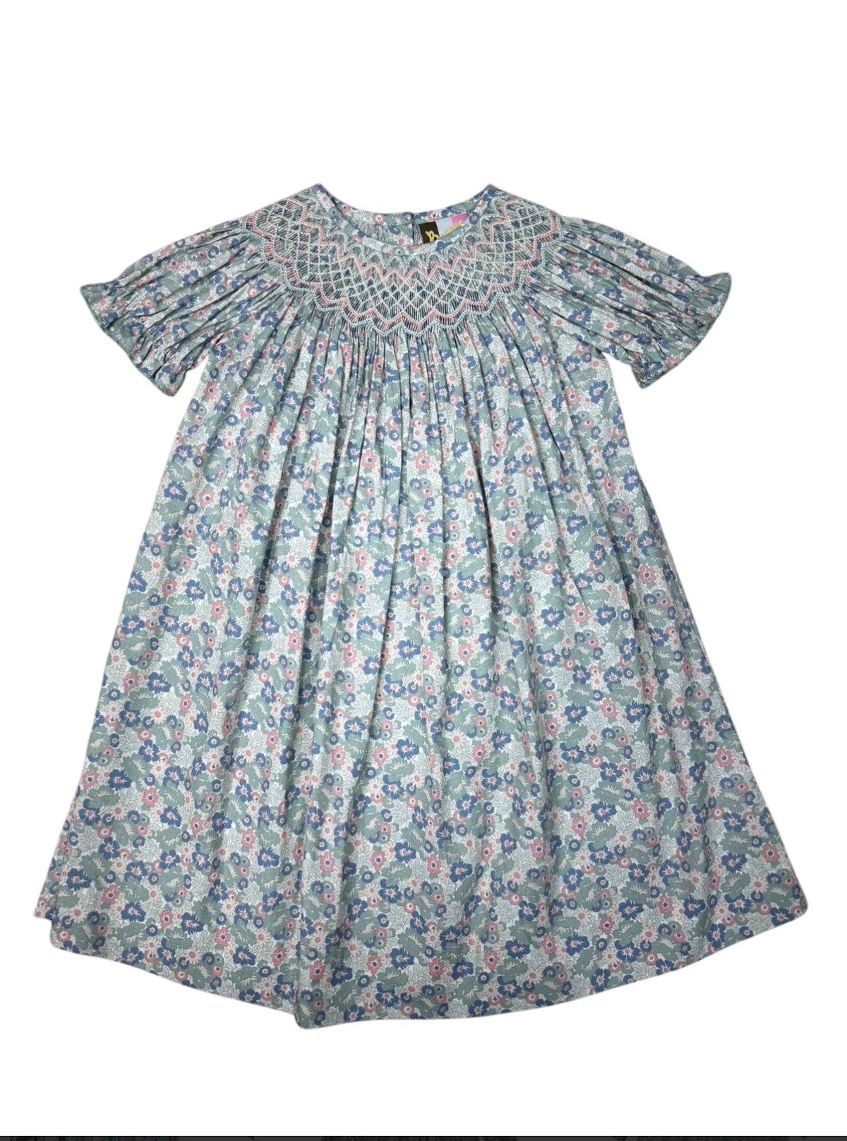 Banana Split Garden Tales Smocked Geo Bishop