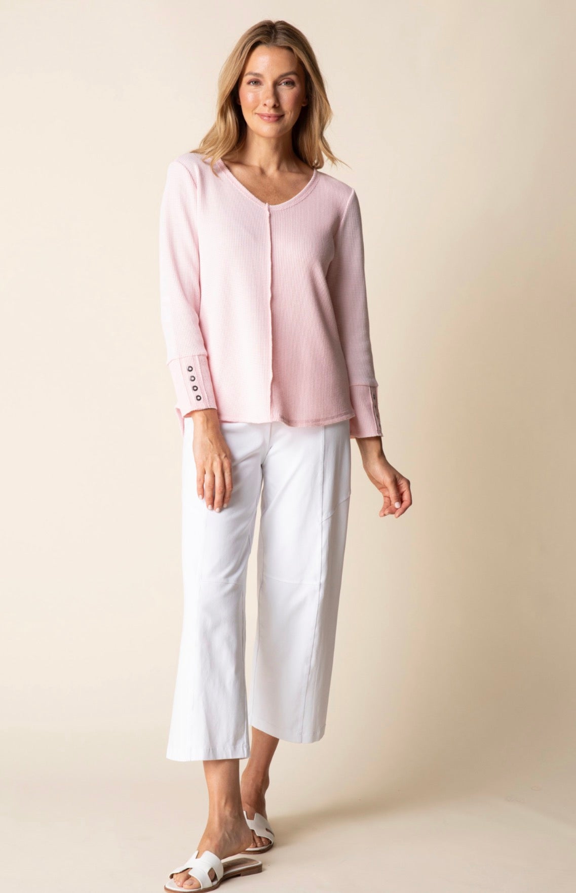 HABITAT OPPOSTITES ATTRACT SNAP SLEEVE TEE