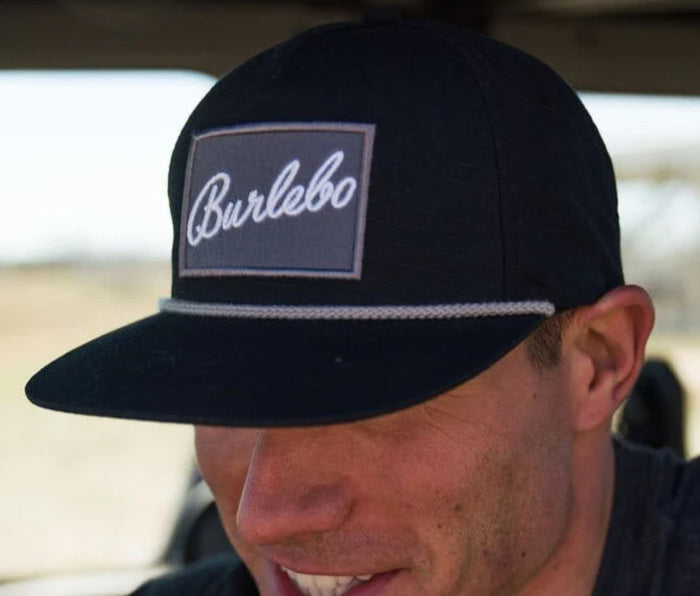 Burlebo Cap - BURLEBO Grey Patch - Black