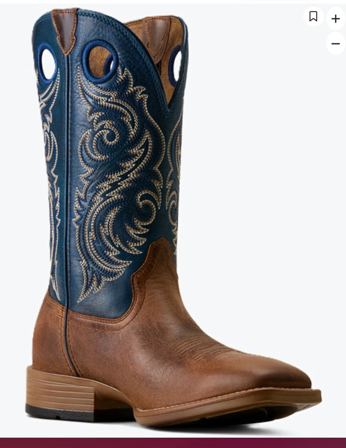 ARIAT MEN'S REDCLIFF PERFORMANCE WESTERN BOOTS - BROAD SQUARE TOE