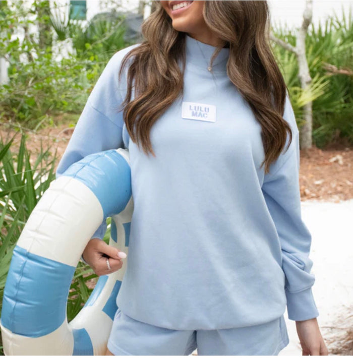 LULU MAC TERRY CLOTH SWEATSHIRT