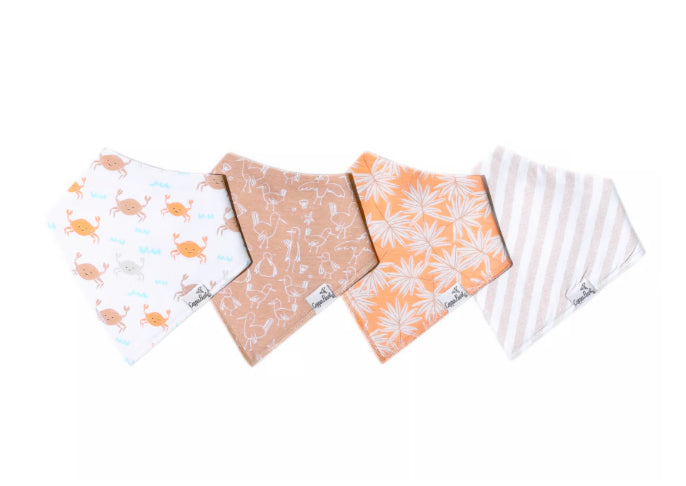 Copper Pearl Baby Bandana Bibs