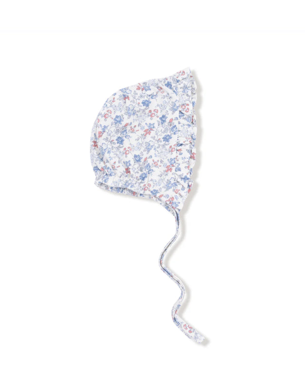 Angel Dear Country Girl Floral Ruffle Bonnet