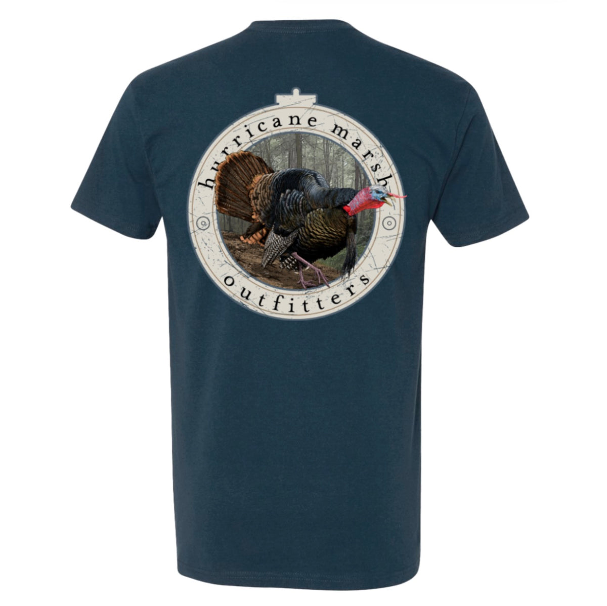 Hurricane Marsh-The Boss Tee - Blue