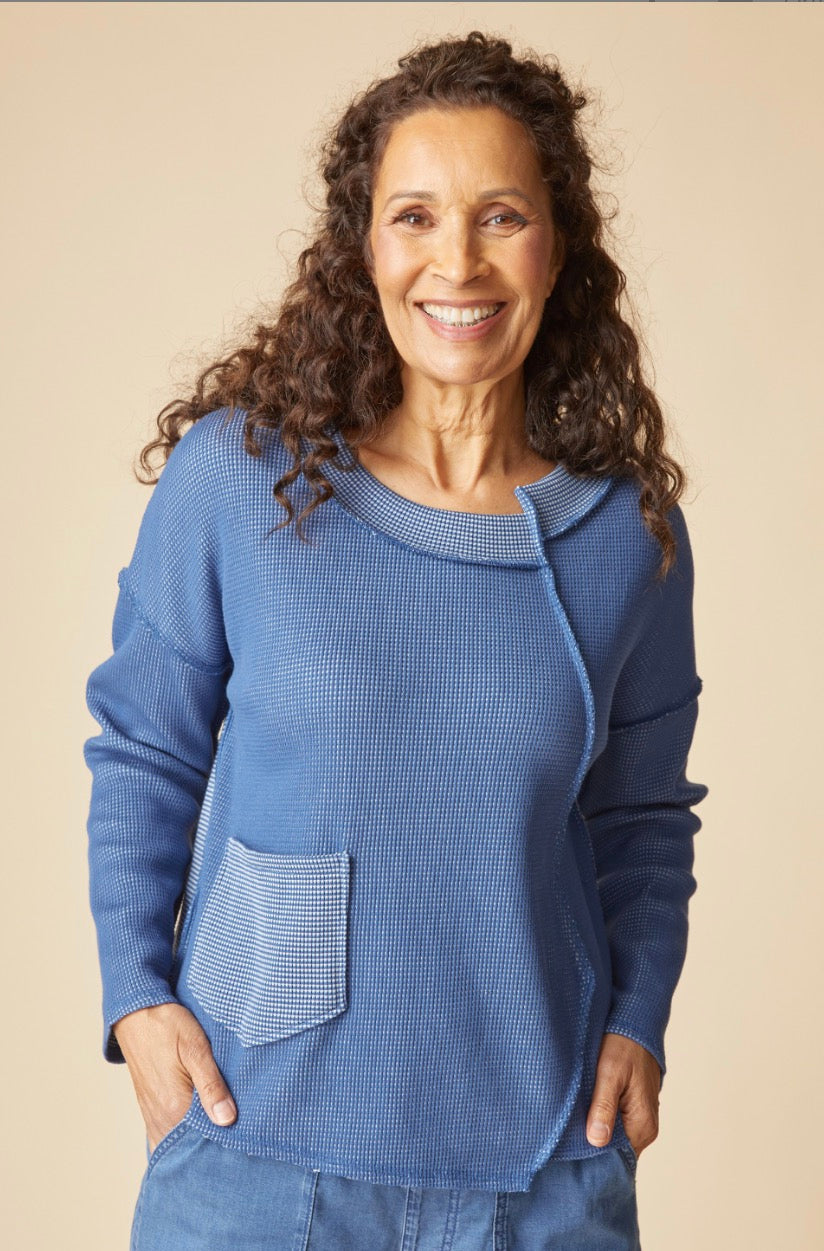 HABITAT OPPOSITES ATTRACT INSIDE OUT PULLOVER