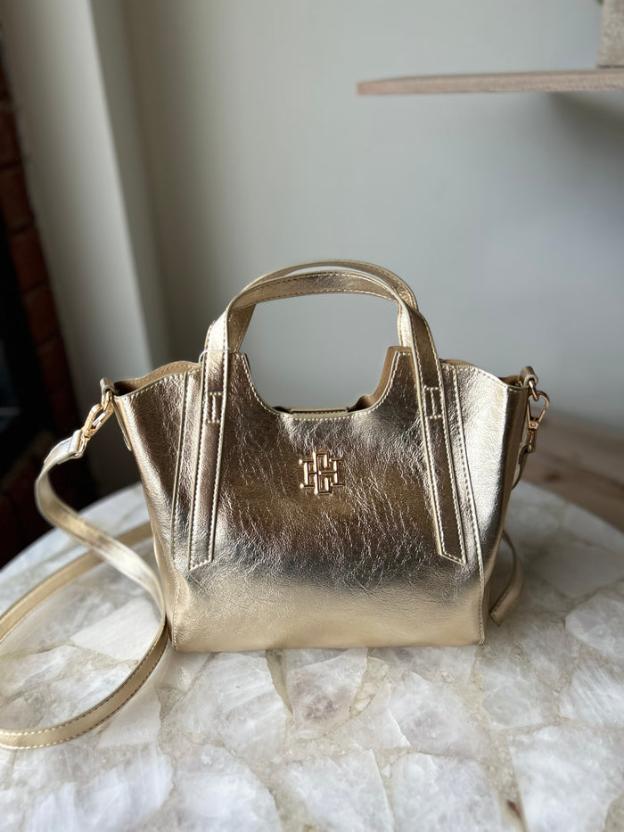 Caroline Hill Kendall Mini Tote - D Gold