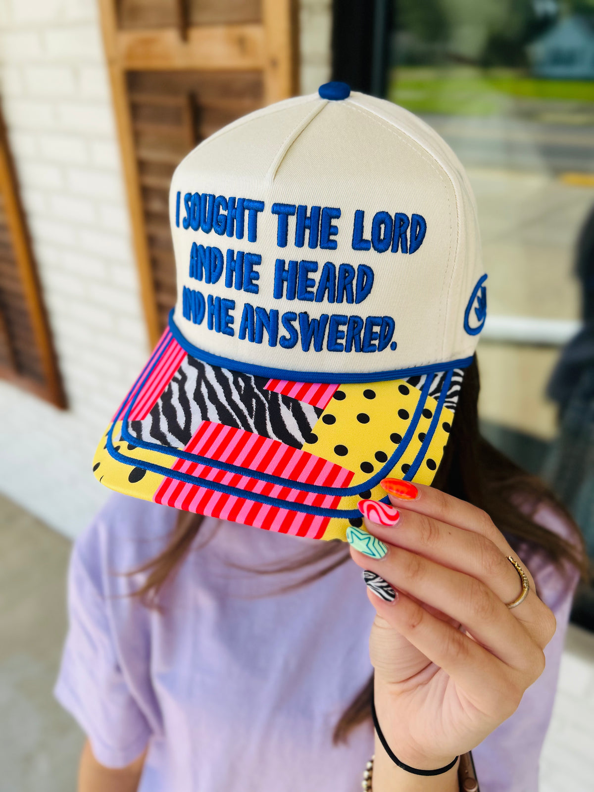 I Sought The Lord Trucker Hat
