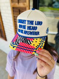 I Sought The Lord Trucker Hat