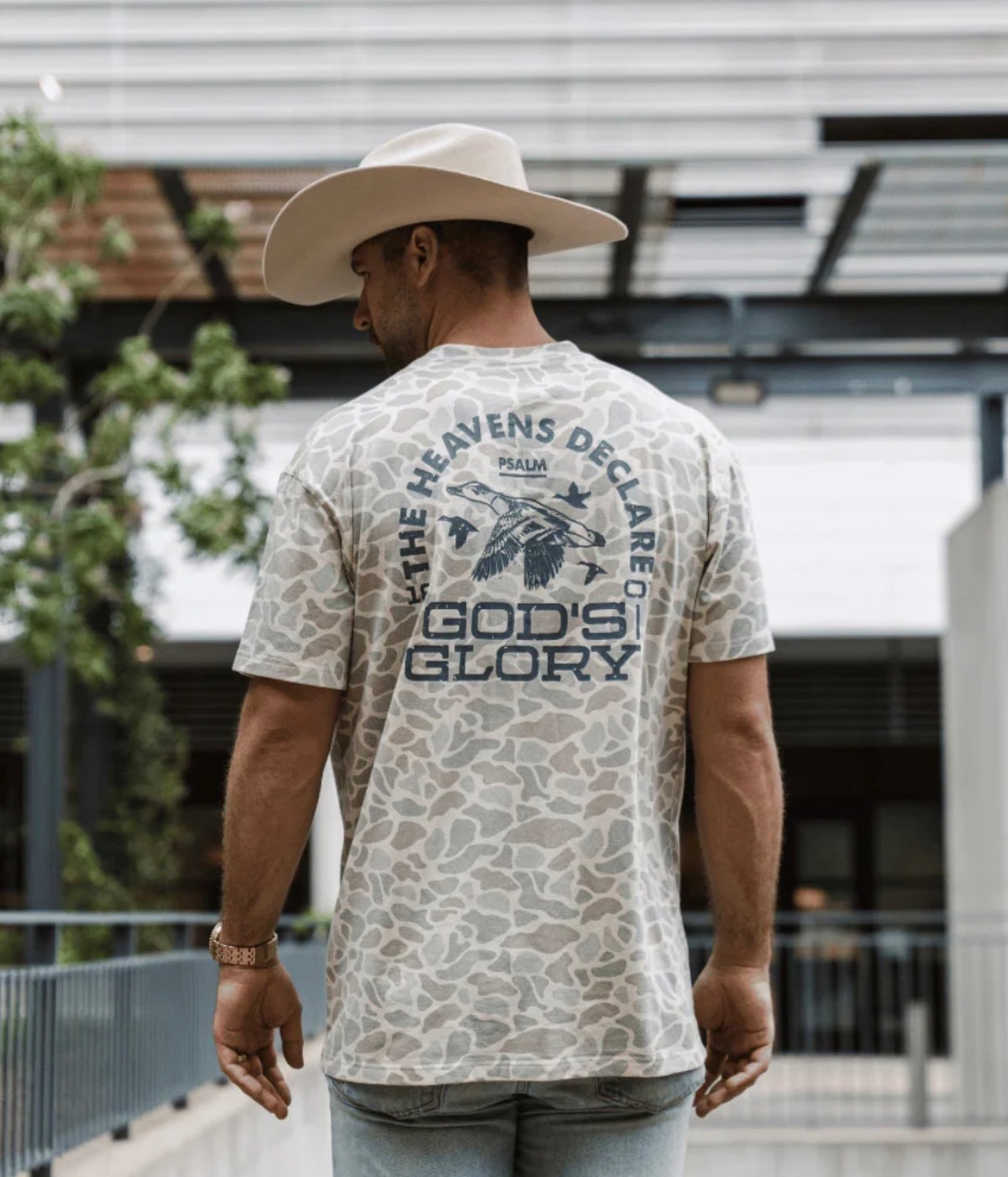 BURLEBO VINTAGE WASHED TEE - GOD'S GLORY