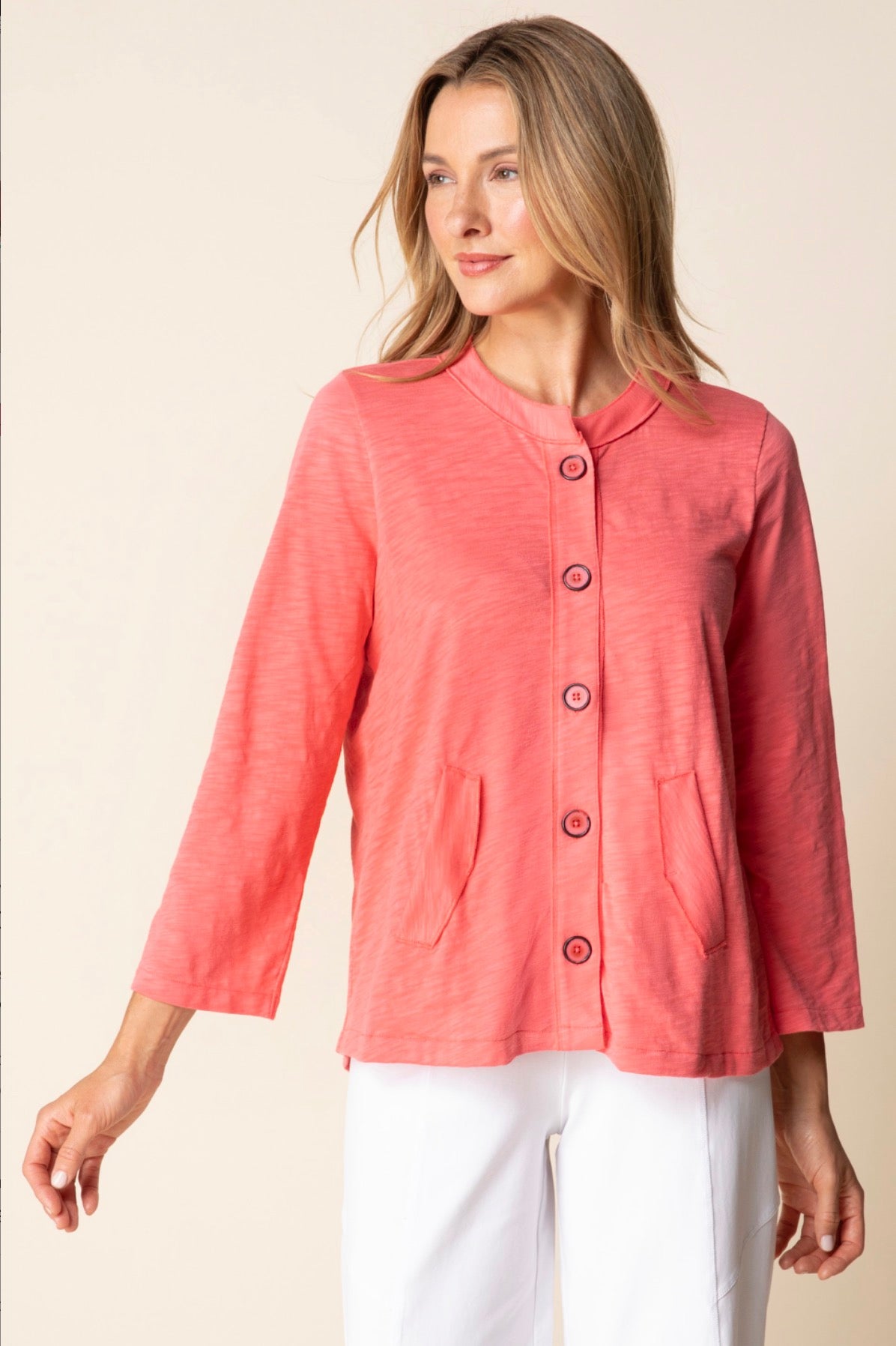 HABITAT COTTON PEBBLE PLEAT BACK JACKET