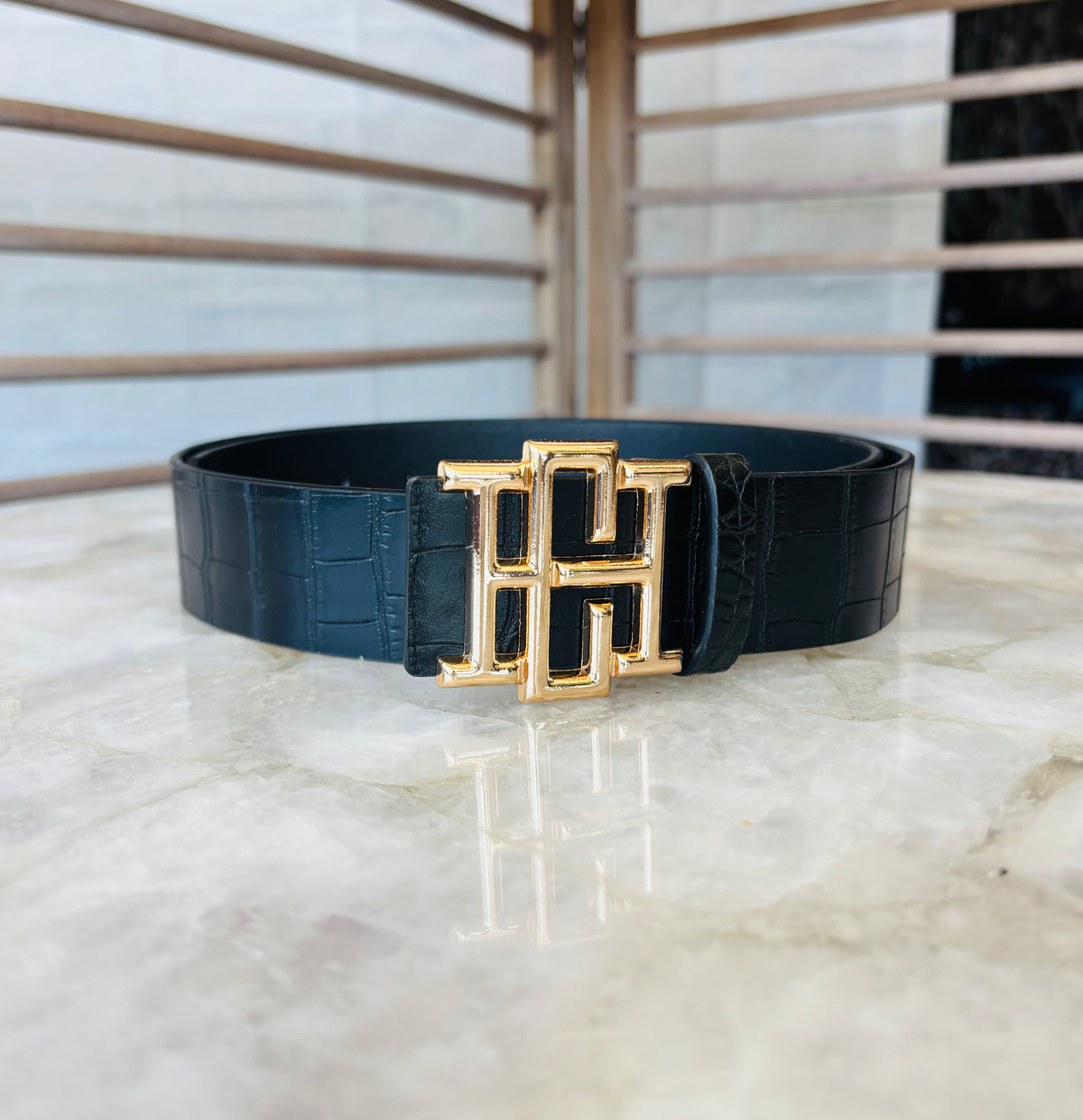 Caroline Hill Bridgette Belt Black EC