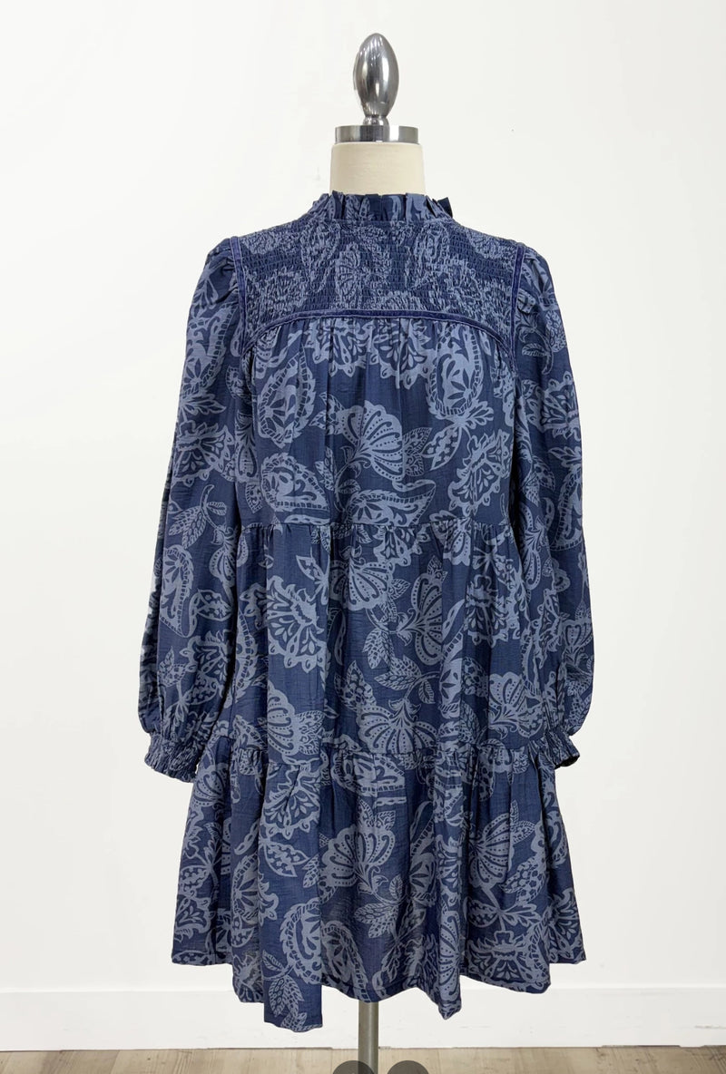 Floral Smocked Tiered Mini Dress