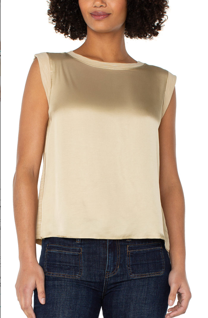 Liverpool Sleeveless Woven Top