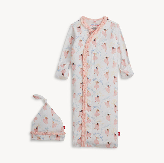 Magnetic Me Pretty Plies Modal Gown + Hat W/ Ruff