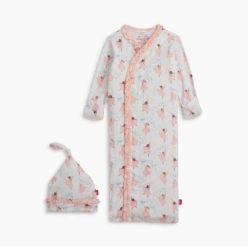 Magnetic Me Pretty Plies Modal Gown + Hat W/ Ruff