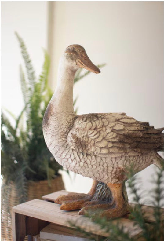 Faux Concrete Duck / Head Up