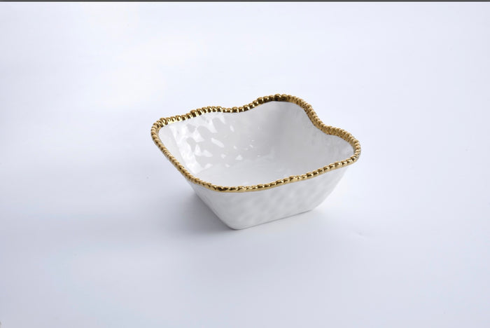 Pampa Bay Medium square salad bowl Golden Salerno