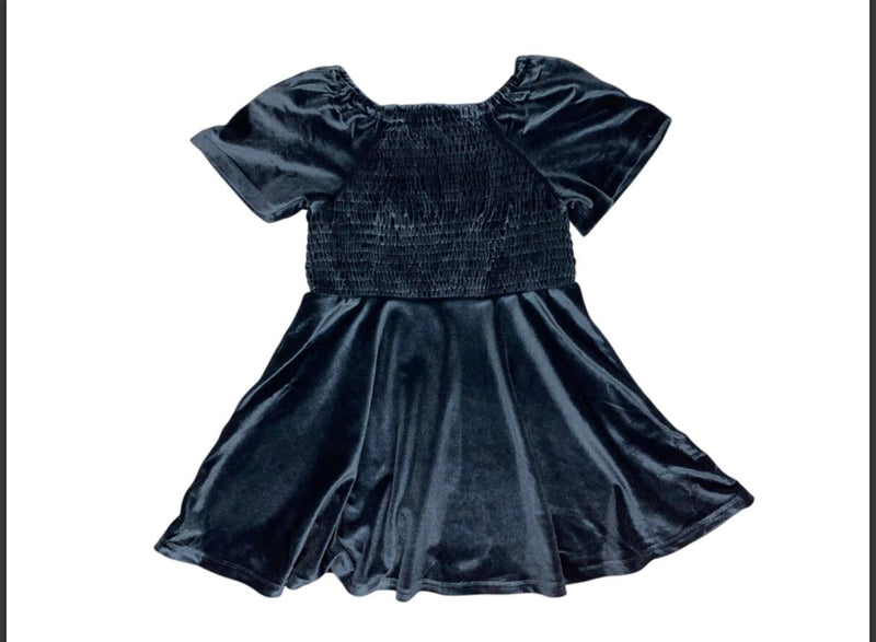 Emma Jean Molly Smocked Dress–Blue