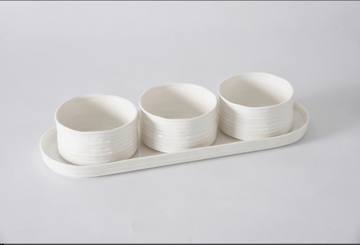 Pampa Bay Le Blanc Entertaining Set – 4pc