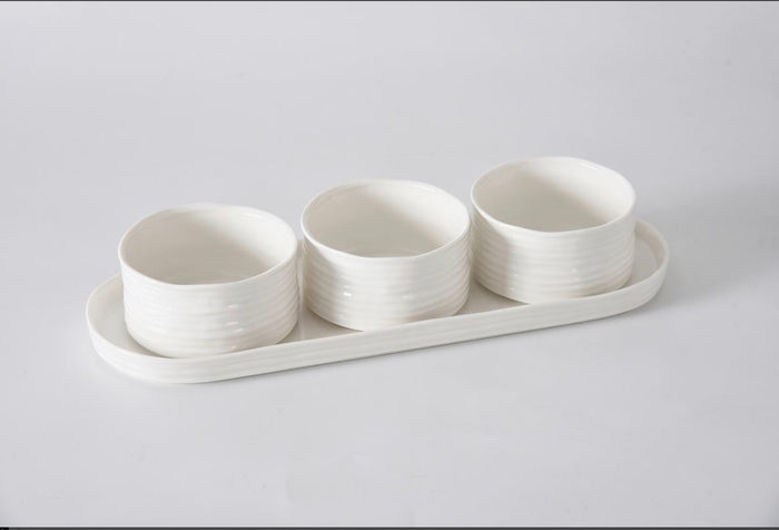Pampa Bay Le Blanc Entertaining Set – 4pc
