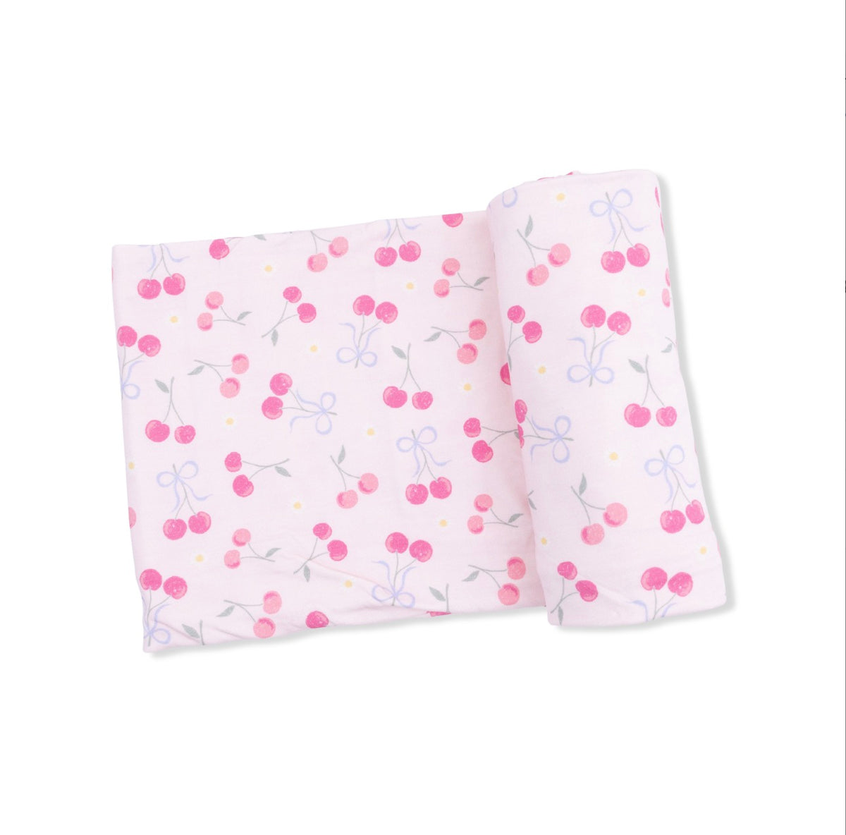 Angel Dear Swaddle Blanket- Sweet Bow Cherries