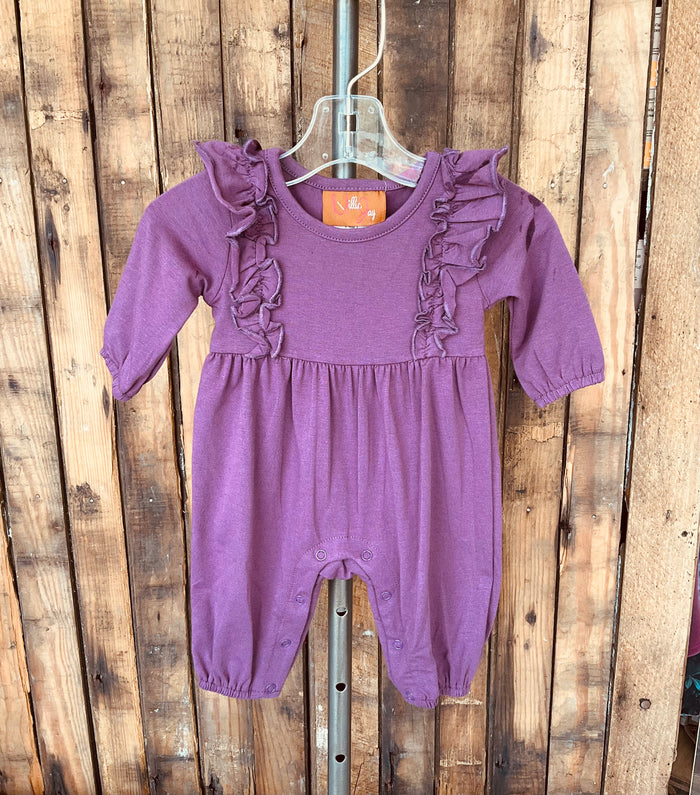 Millie Jay Madison Romper- Plum