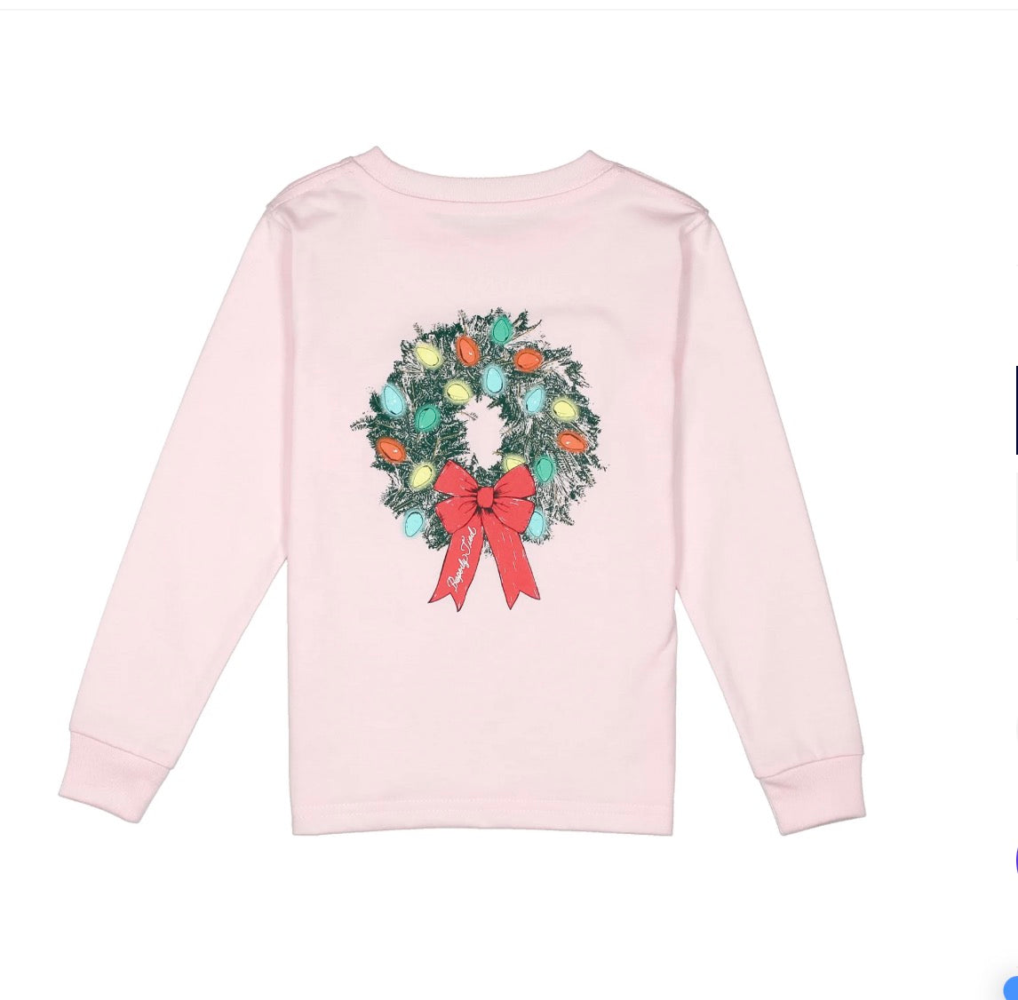 Properly Tied Girls Wreath LS Rose
