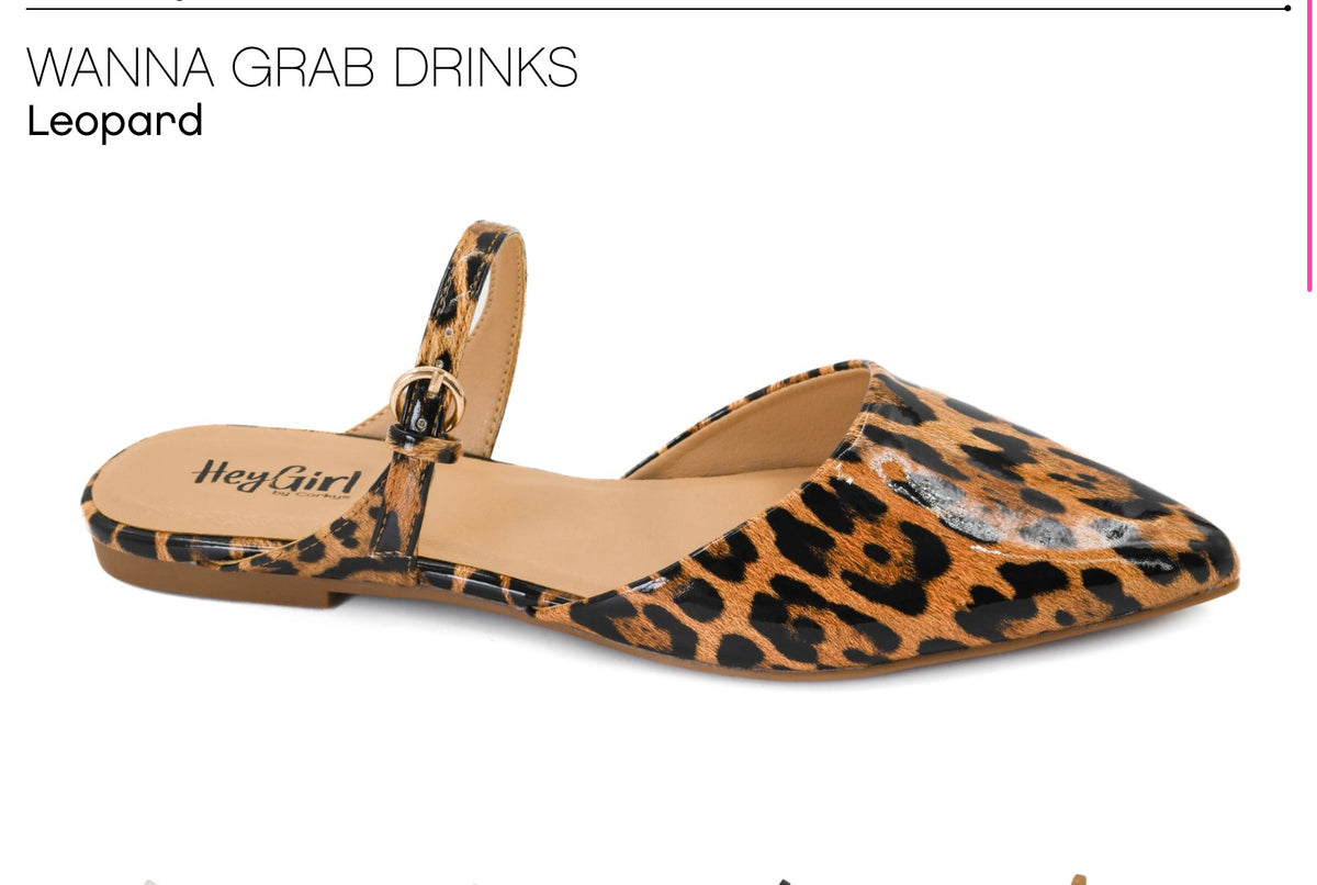 CORKYS WANNA GRAB DRINKS- Leopard