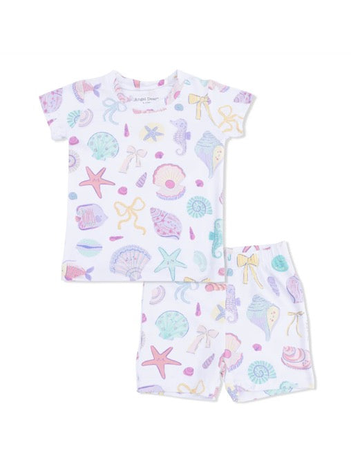 Angel Dear Loungewear Short Set- Beach Days