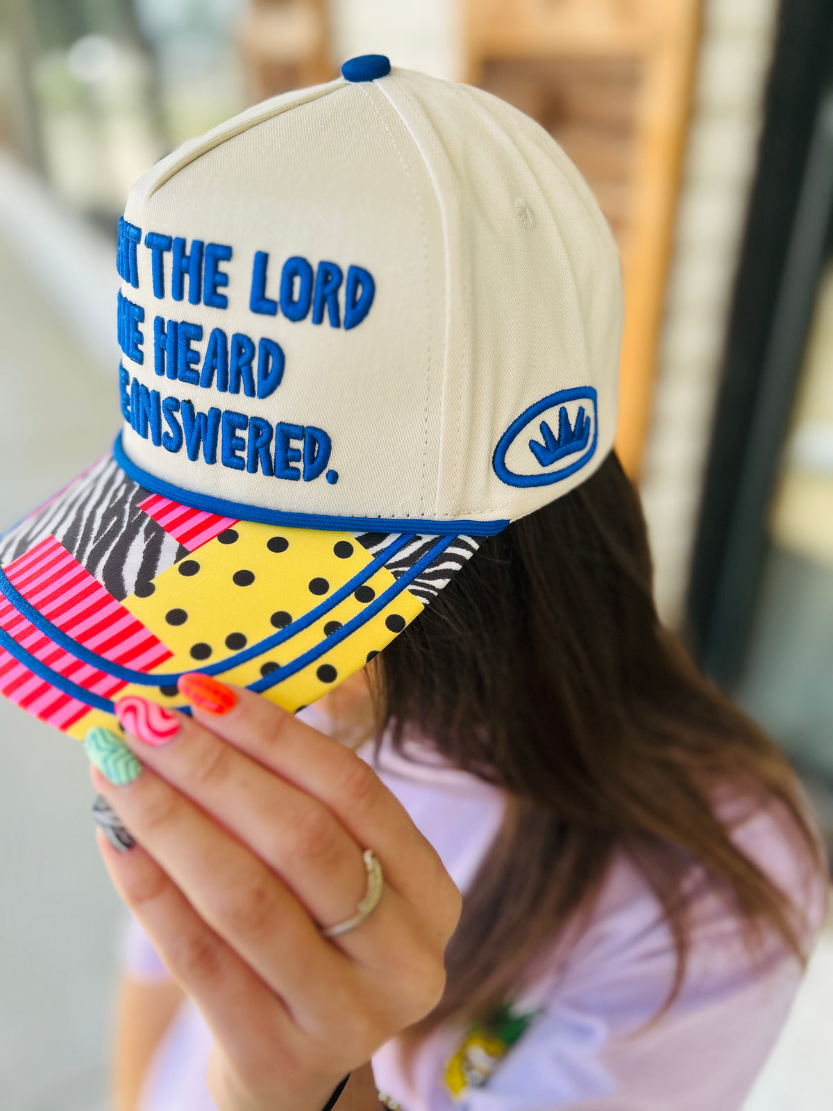 I Sought The Lord Trucker Hat