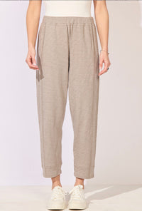 Escape Cotton Solid Seamed Pant