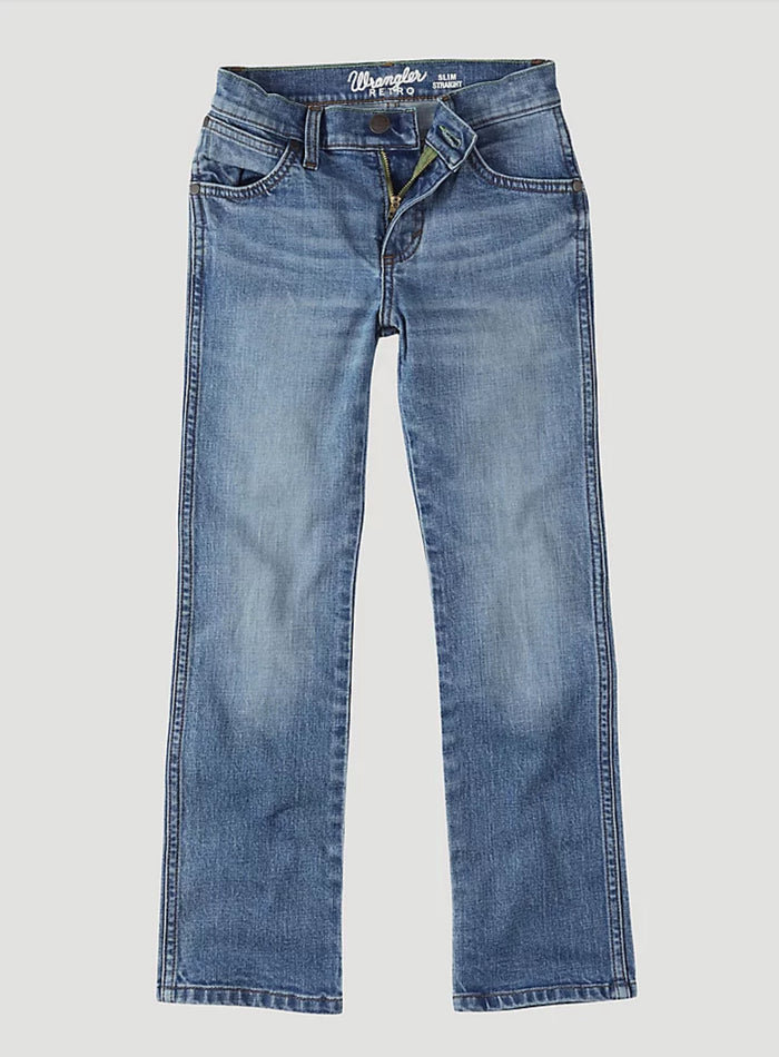 BOY'S WRANGLER RETRO® SLIM STRAIGHT JEAN IN ROUGHHOUSE