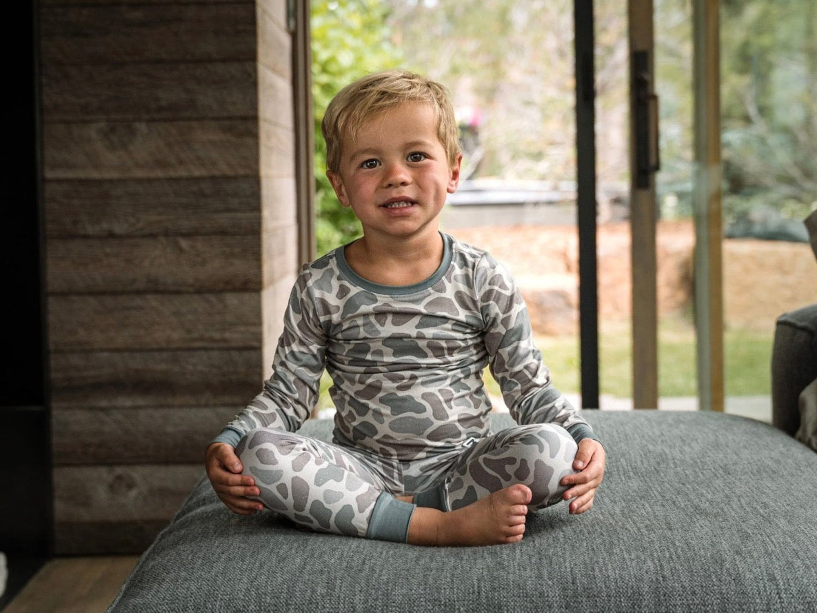 Burlebo-Youth - Pajama Set - Classic Deer Camo