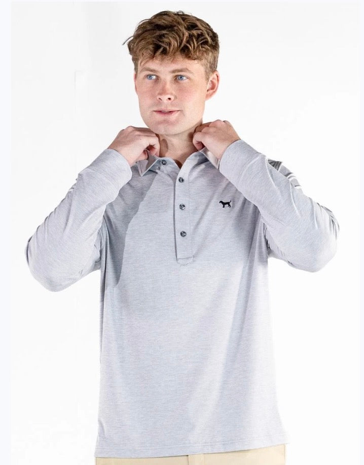 Simply Southern Men's Performance Long Sleeve Polos