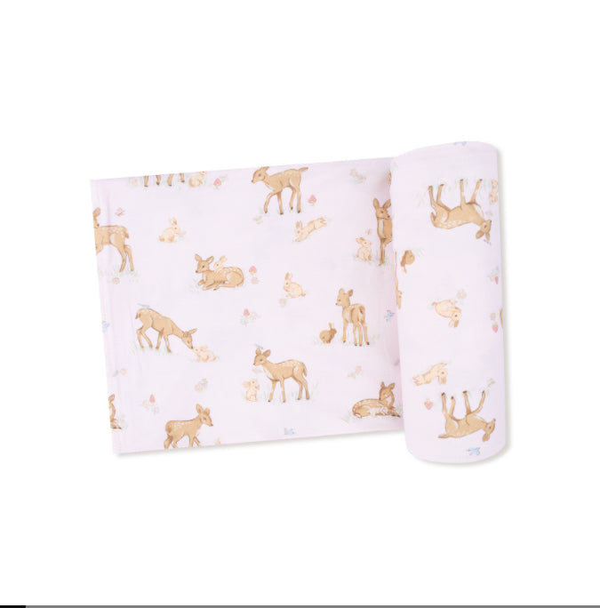 Angel Dear Little Fawn Pink 
Swaddle Blanket