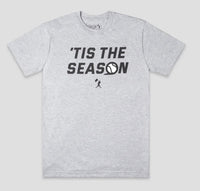 Baseballism-Tis The Season T-Shirt - Grey - Youth