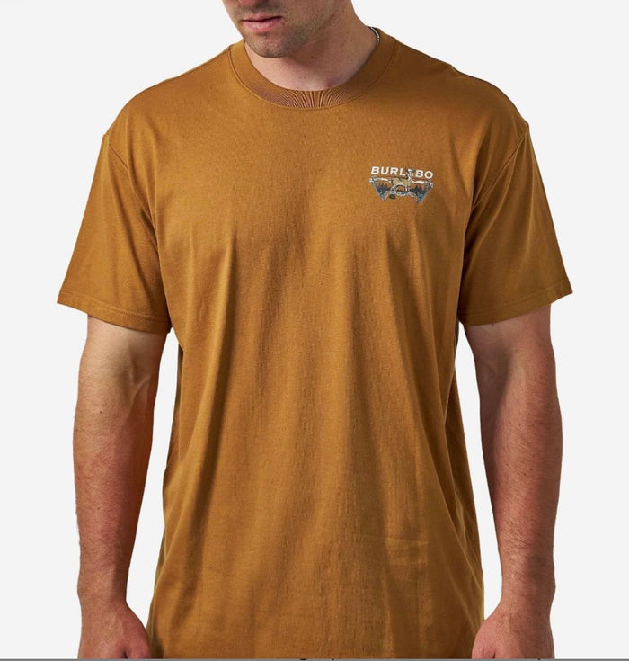 Burlebo-SHORT SLEEVE TEE - BOW HUNTER - LIGHT BROWN