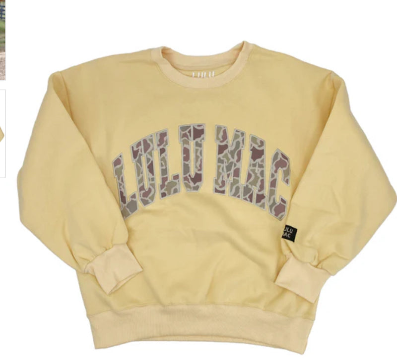 Lulu Mac Camo Butter Sweater