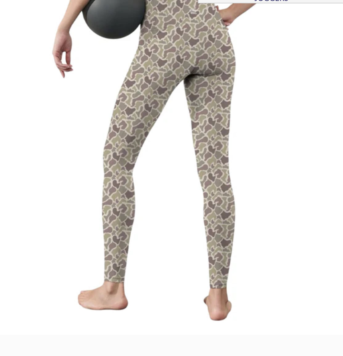 LULU MAC  PRINTED LEGGINGS LIGHT CAMO