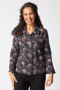 HABITAT FLORAL BLOCK PRINT SHAPED SHIRT
