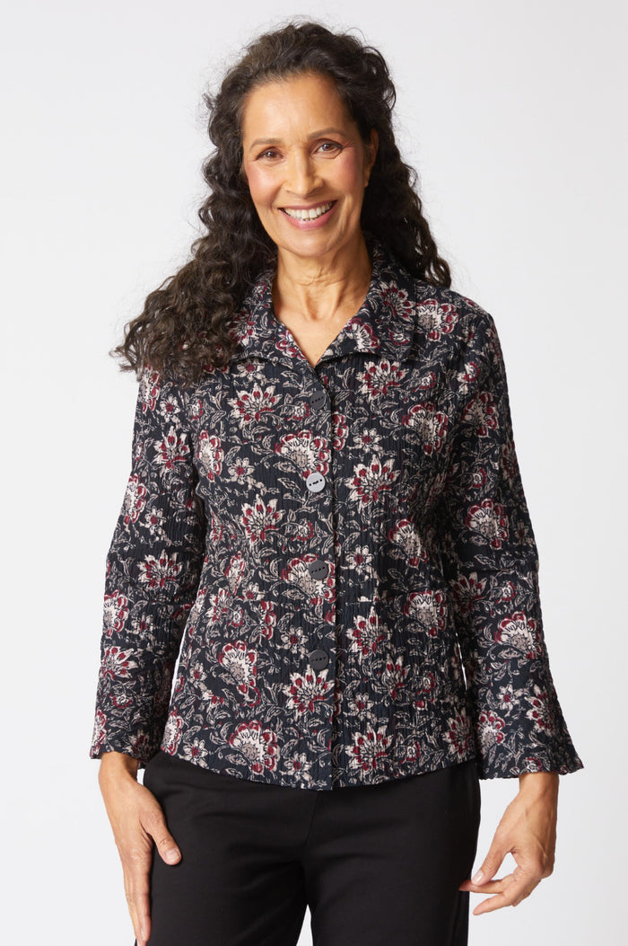 HABITAT FLORAL BLOCK PRINT SHAPED SHIRT