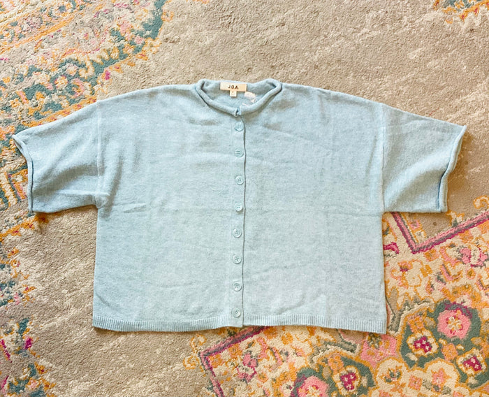 3/4 Sleeve Cropped Cardigan
