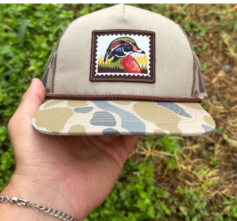 Burlebo-Youth Cap - Wood Duck Stamp - Camo