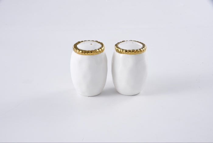 Pampa Bay Salt and Pepper Shakers in Golden Salerno
